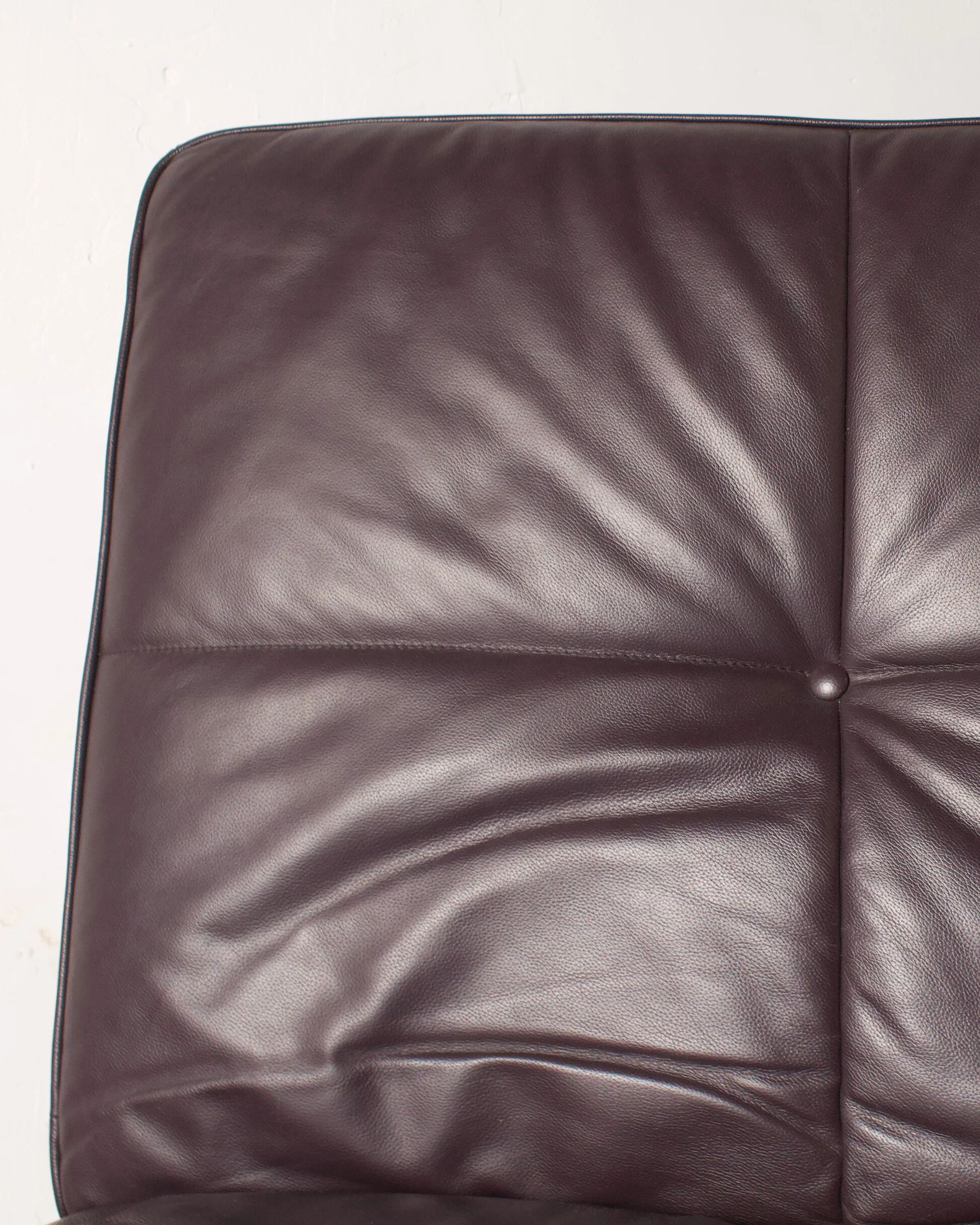 Vintage leather canapé Smala for Cinna, designer Pascal Mourgue, 2000