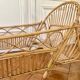Lit corbeille en rotin
