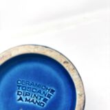 Bitossi blue ceramic vase