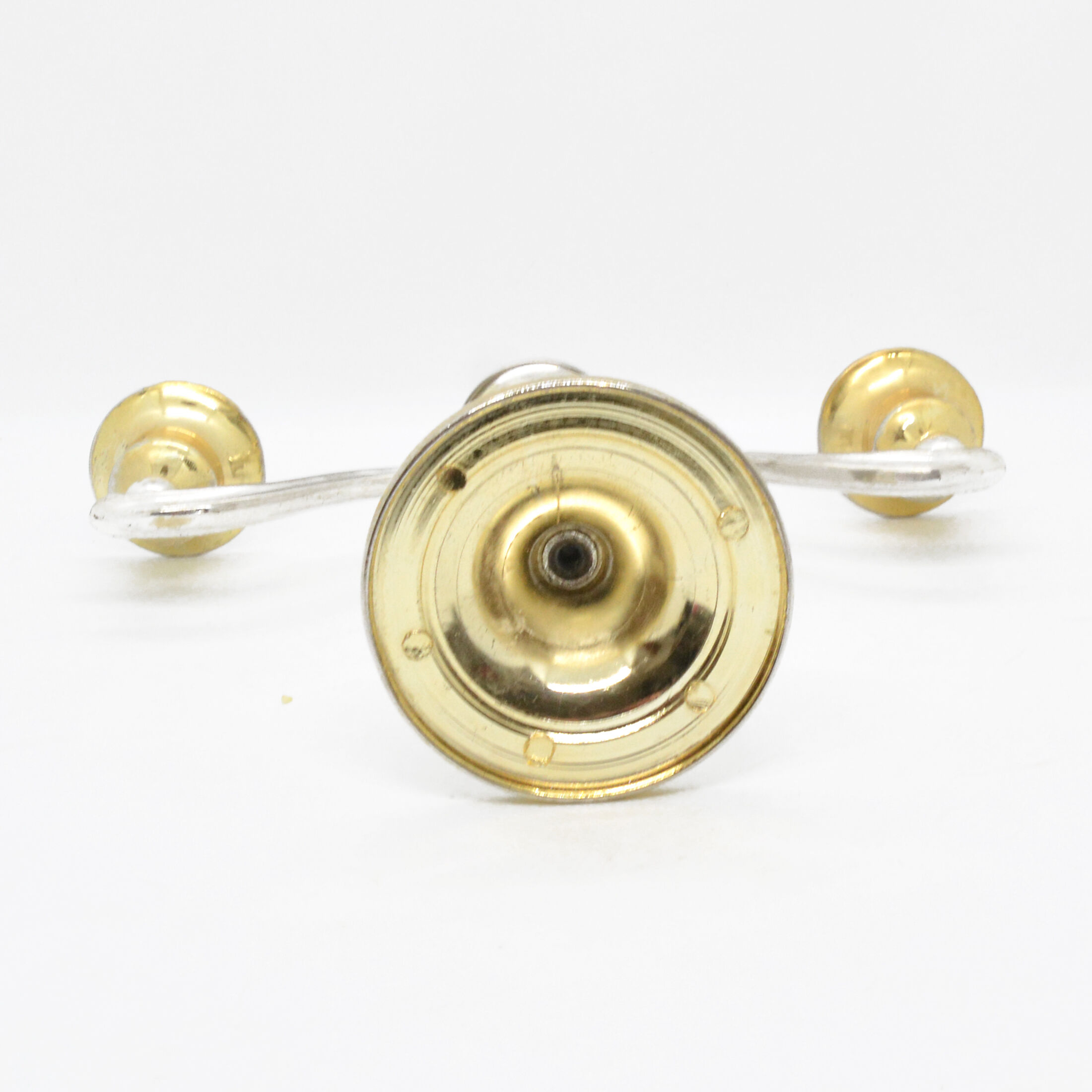 Three-branched plated candlestick, France of the south of the 20th century