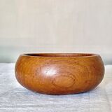 Bol en bois de teck, Japandi scandinave