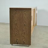 Modern DUTCH DESIGN vintage sideboard with Wenge finish, 1980s