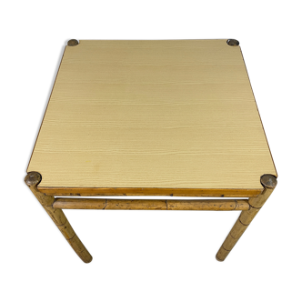 Bamboo dining table with formica top