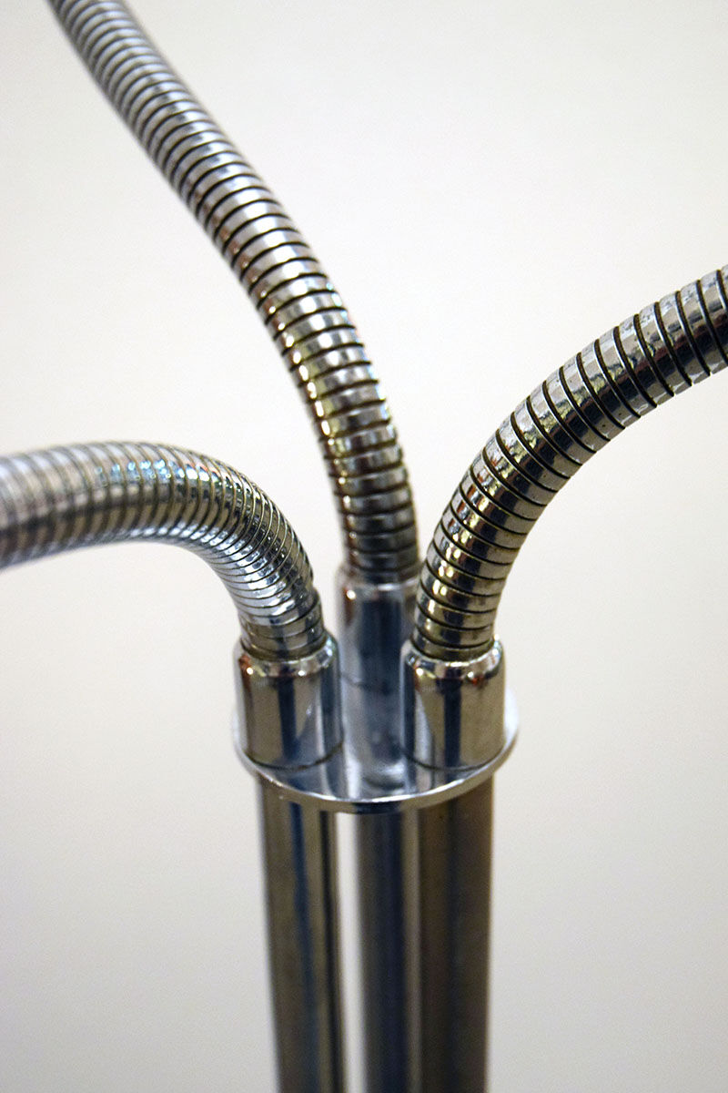 Goffredo Reggiani 1970's floor lamp with 3 lights