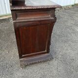 Monumental hunting buffet in carved oak