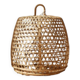 Vintage handmade Scandinavian bohemian country rooster cage lamp