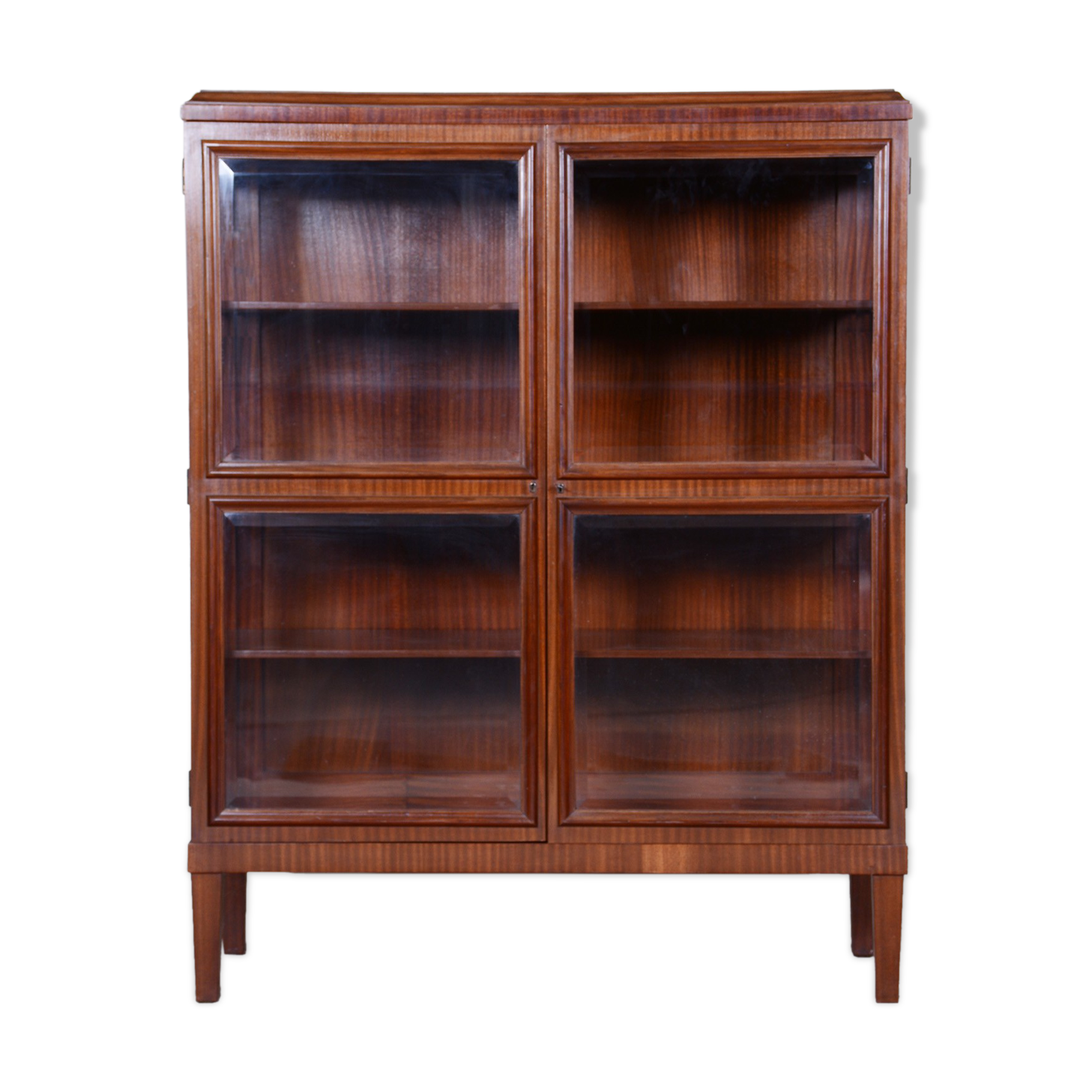 Art Deco display cabinet made un 1930s Czechia - Restored Mahogany