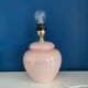 vintage pink iridescent lamp foot