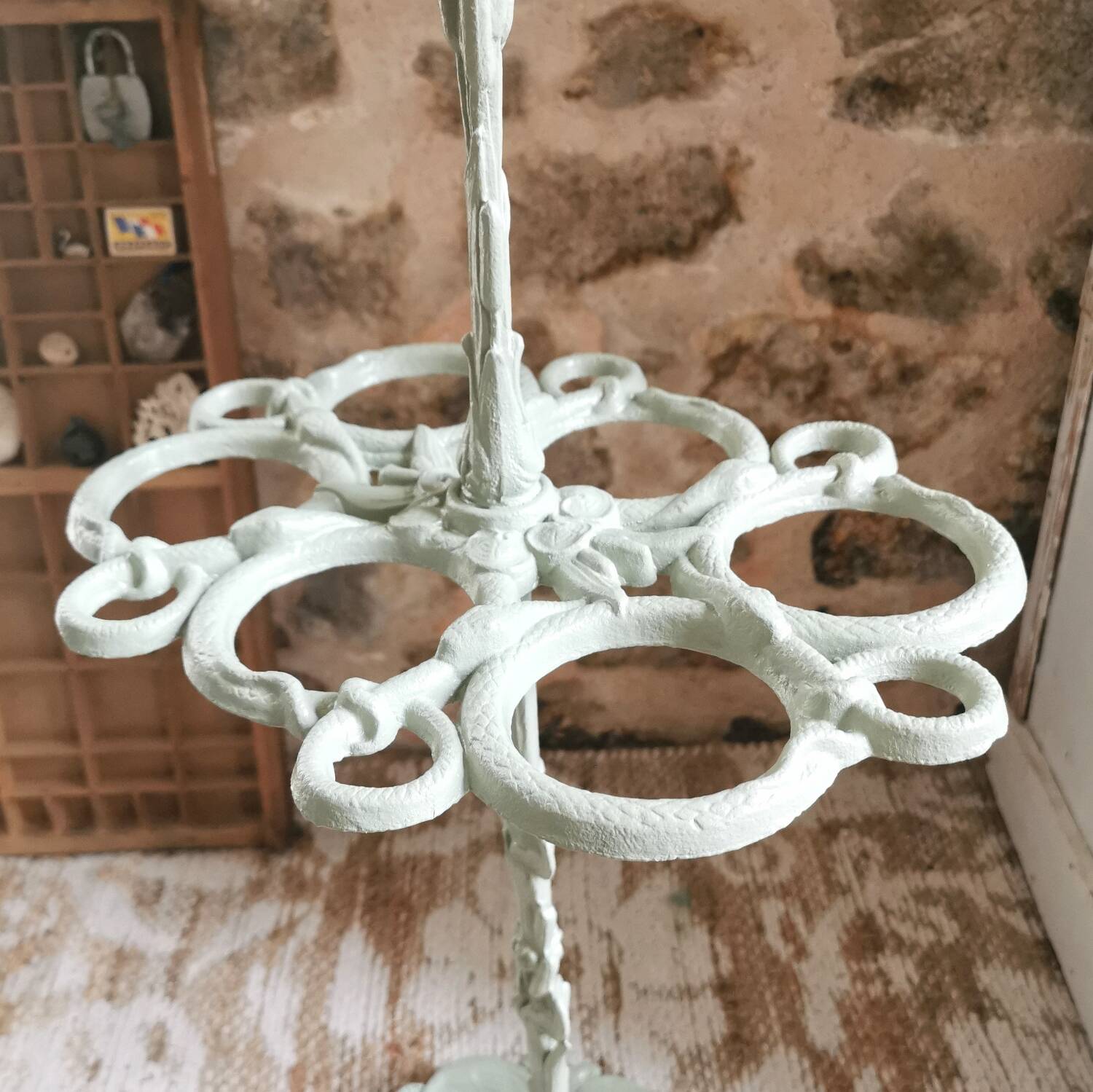 Porte parapluie en fonte, style Art Nouveau