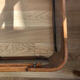 70's teak and ceramic coffee table