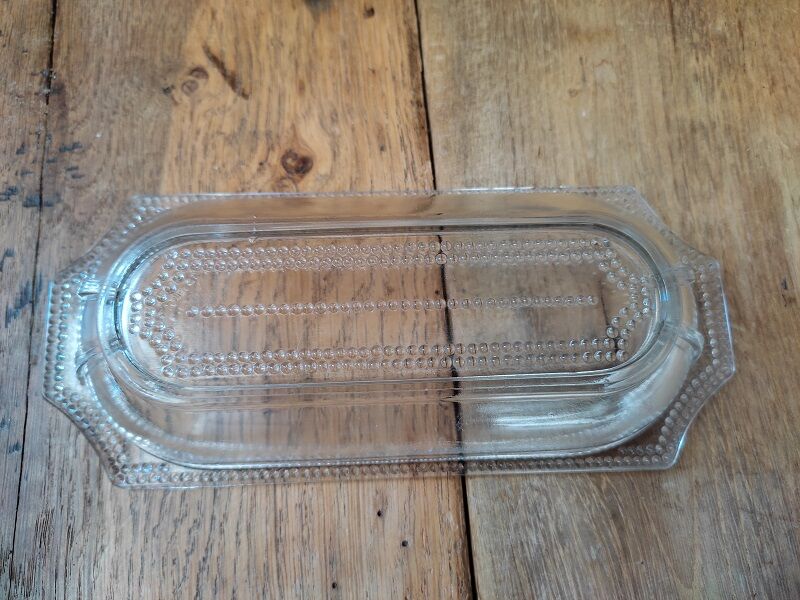 Empty vintage antique pearl glass pocket dp 0822130