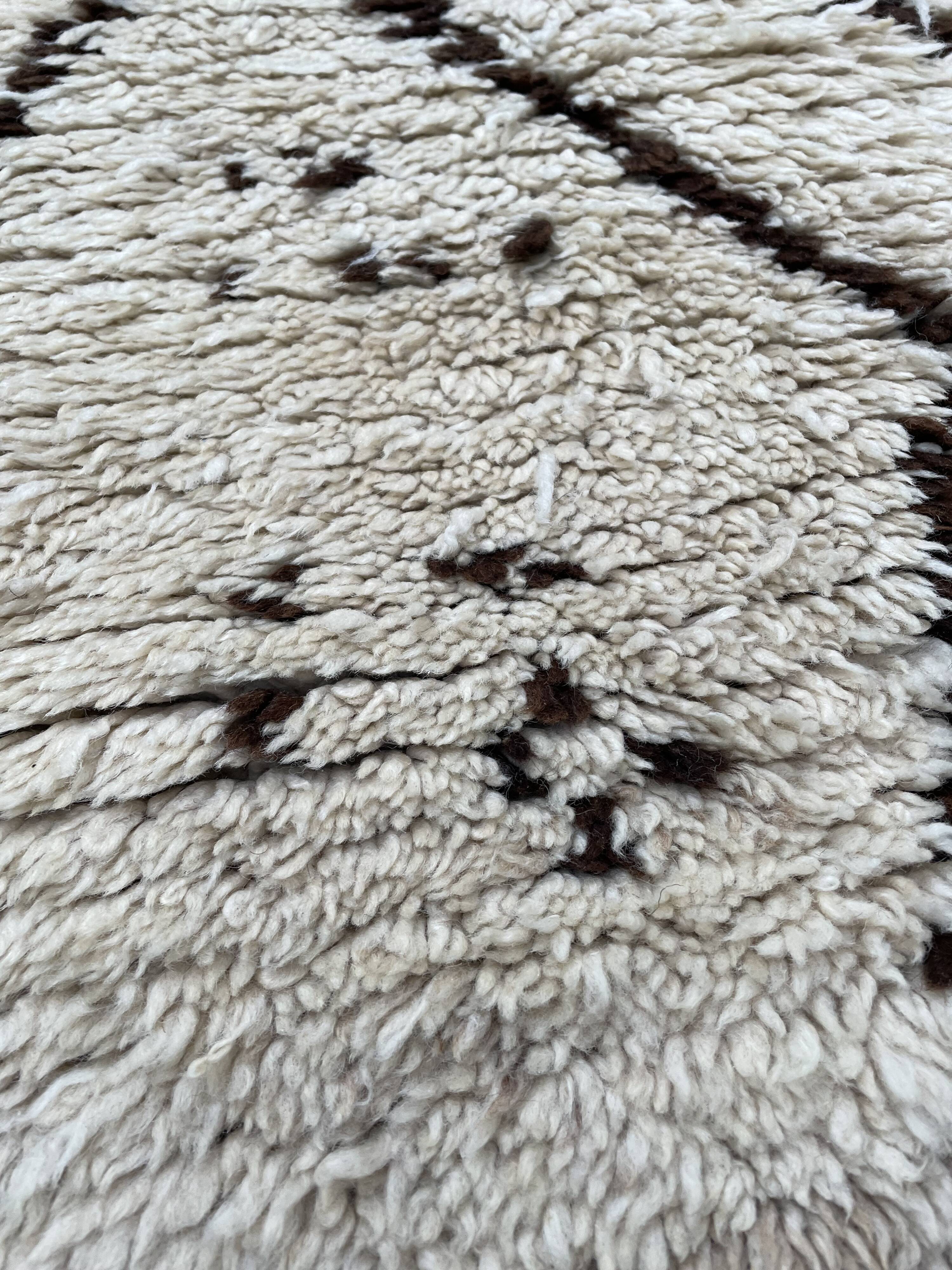 Berber carpet beni ouarain 75x165 cm