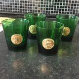 Lot of 4 Dubonnet glasses