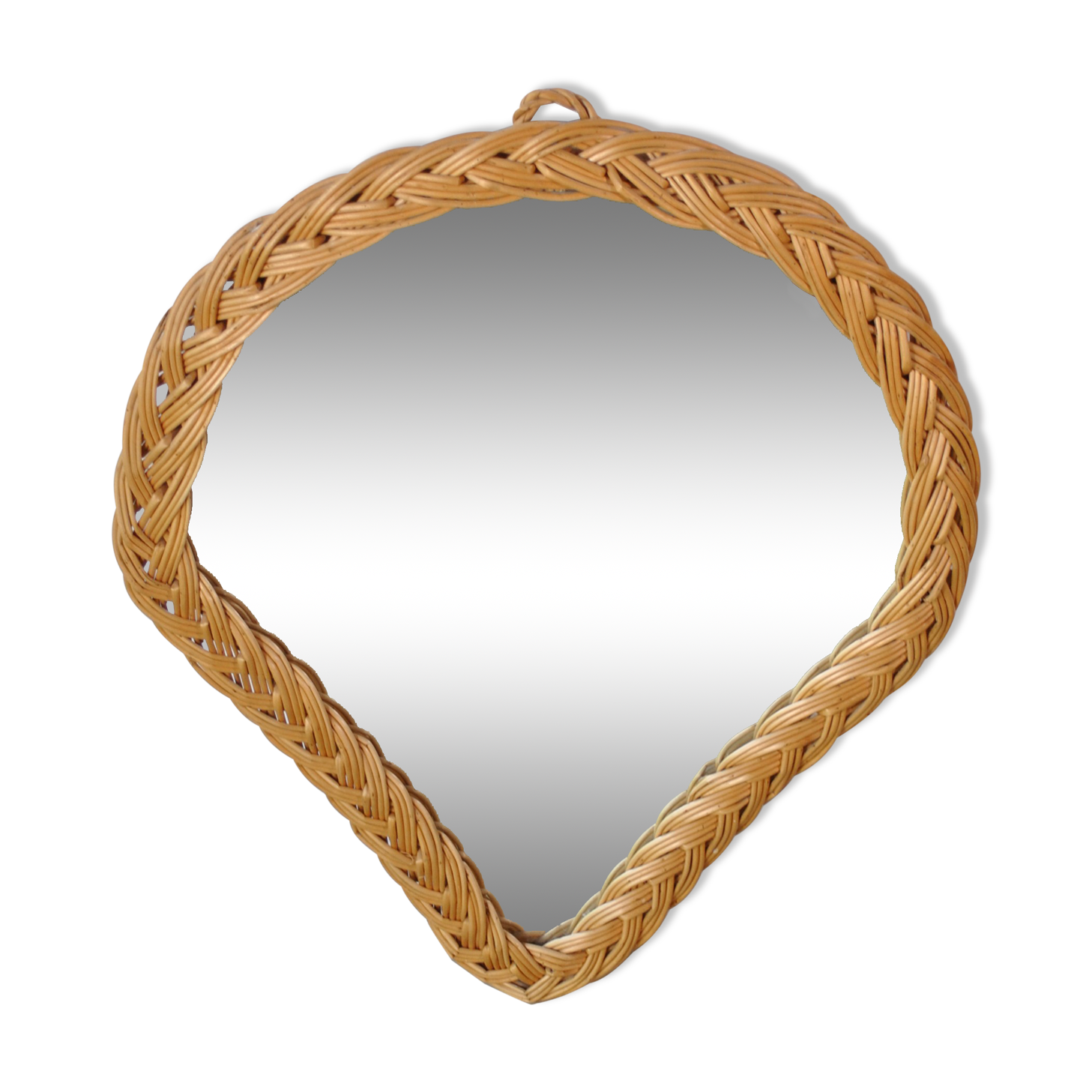 Rattan mirror 1970