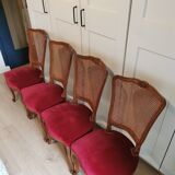Set of 4 Louis XV style chairs