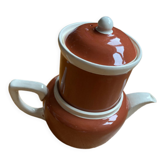 Coffee maker with Sarreguemines floor