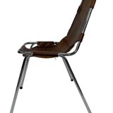 Chaise Les Arcs Cognac Design Dal Vera Mid Century