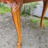 Louis XV extendable oval dining table