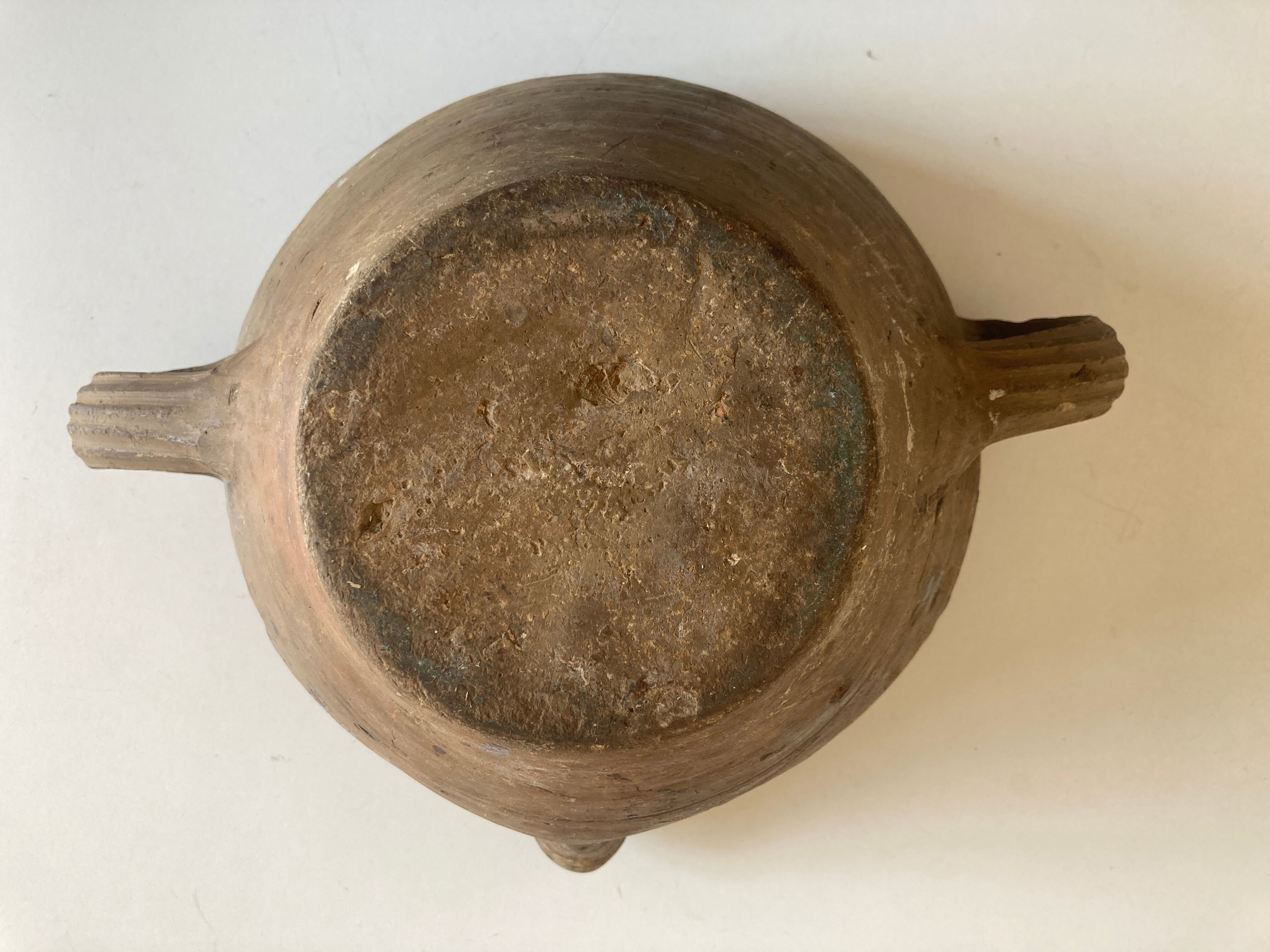 Jatte XL 19e arts populaires en terre vernissée noire