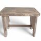 Rustic Weathered Wood Farm Stool/ Accent Table, Spain,  Early 20th-C