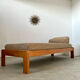 Wooden sofa design Regain France vintage 60s