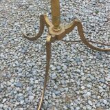 50s floor lamp in gilded brass