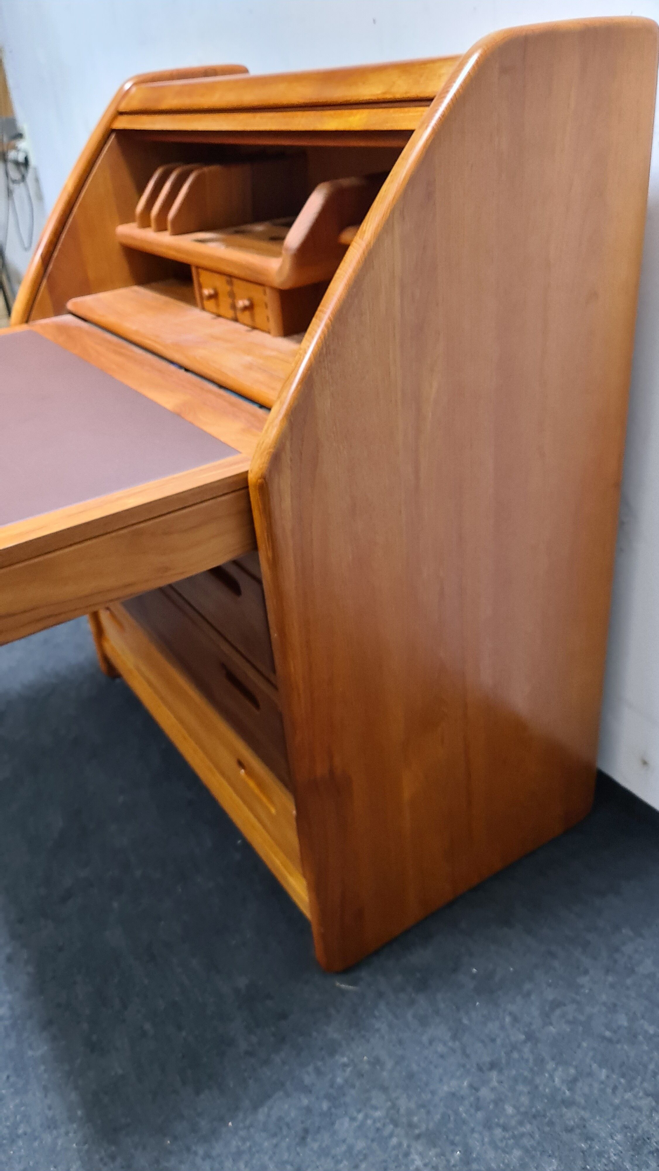 Secrétaire au design danois en teck par Langeskov Møbelfabrik A/S