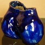 Hand-modeled "Popotin" terracotta vase