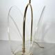 Vintage Lucite and Brass Magazine Rack - Hollywood Regency - 1970s