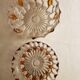 Lot  de 2 saladiers en cristal