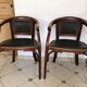 Paire de fauteuils Fischel 1900