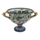 Vase à deux anses de la manufacture « Maiolica Artistica Pesarese » (MAP), années 1920, Italie