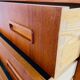 Commode danoise vintage en teck du milieu du siècle par Westergaards