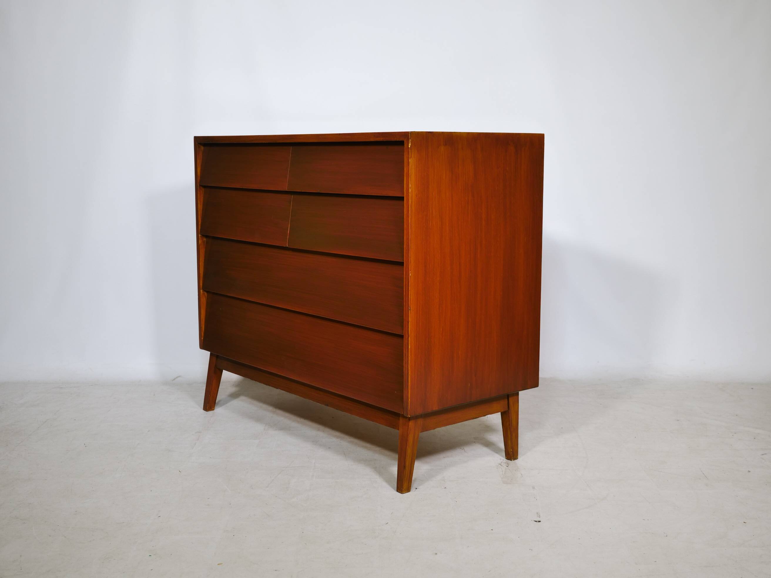 Mid Century Chest of Drawers in Teak, 1960s