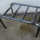 Hotel luggage rack, in chrome steel. The 50's