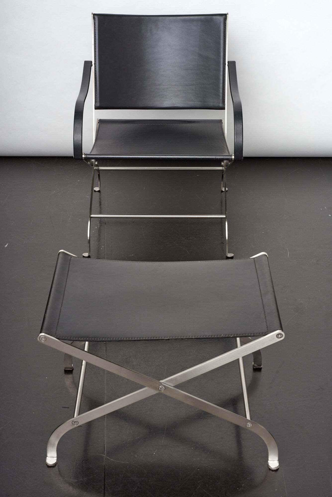 Carlotta armchair & footstool designed by Antonio Citterio for Flexform in 1997