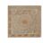 Vintage Turkish hand-knotted rug 141x146 cm
