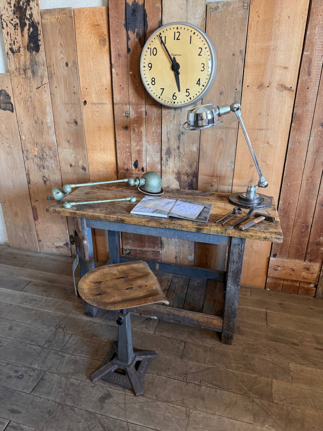 Chaise d’atelier Singer
