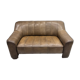 2-seater sofa De Sede DS 44 in brown buffalo leather