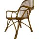 Fauteuil en rotin par Dirk van Sliedregt Rohe Noordwolde 1960 aux Pays-Bas