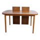 Vintage Scandinavian teak table 130 cm plus 2 extensions 1960 Sweden