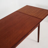 Scandinavian style teak dining table 70's