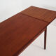 Scandinavian style teak dining table 70's