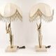RARE - Lanciotto Galeotti pair of lamps, Italy - sold by Maison Jansen