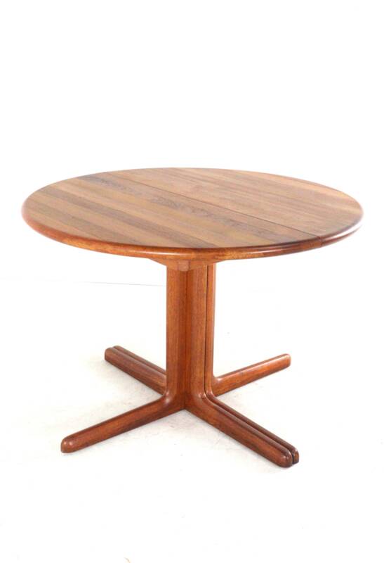 Table à manger extensible ronde 2x 'Gistrup' danoise