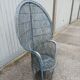 Armchair Emmanuelle wicker vintage rattan
