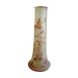 Vase Gallé décor de