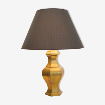 Neoclassical brass lamp large format design italy