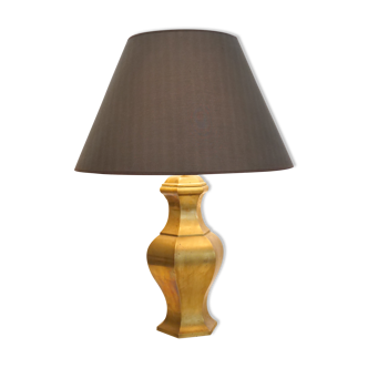 Neoclassical brass lamp large format design italy