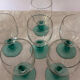 Lot of 8 vintage stemmed glasses
